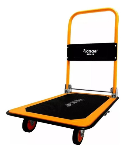 Carro De Carga Plataforma Plegable De Acero 300 Kg Grande