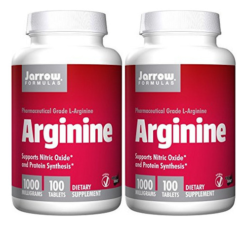 Jarrow Formulas L-arginina 1000 Mg, 200 Comprimidos