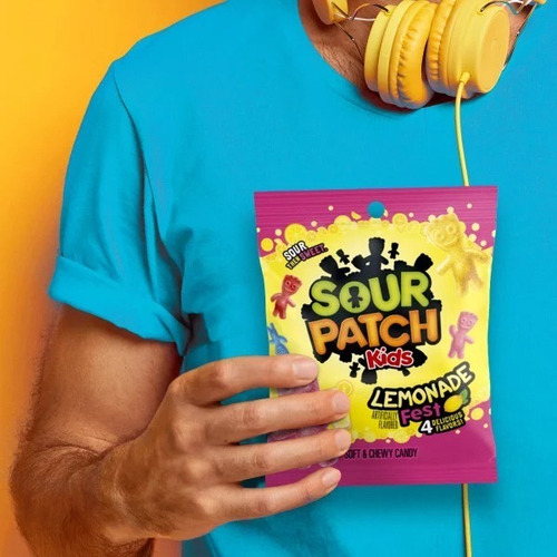 Dulces Sour Patch Kids Lemonade Fest 227g Americanos