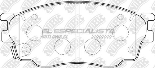 Pastillas De Freno Mazda Atenza 2.0 2007 Nibk