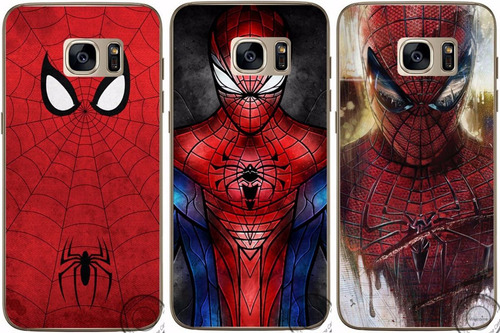 Funda Protector Samsung Galaxy A3 2016 Spiderman Varios Mode