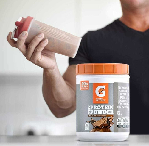 Imagen 2 de 2 de Proteína Whey Proteín Powder De Chocolate Gatorade