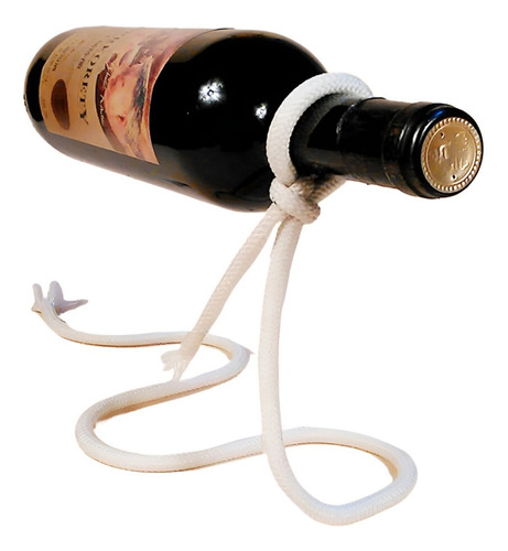 Soporte Decorativo De Cuerda Suspendida Para Botella De Vino