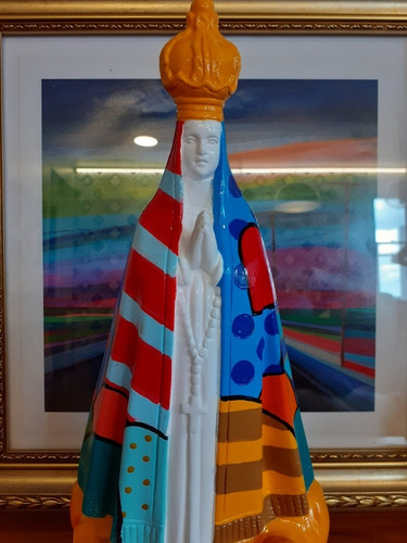 Imagem 3 de 3 de Nossa Senhora Aparecida 35 Cm _ Brasil De Todos Os Santos