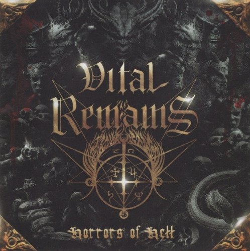 Vital Remains  Horrors Of Hell Cd 2006 Argentina Vg+ Death