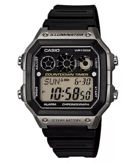 Reloj Casio Ae-1300wh-8av Original Resist Agua 100m