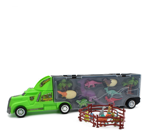 Camión Valija Tranportador De Dinosaurios 