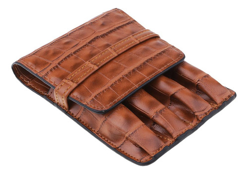 Estilográfica Bolígrafos De Material Cuero Bolsa Estuche