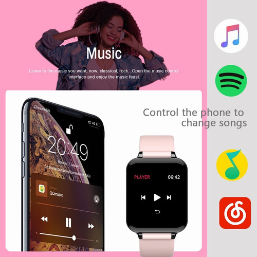 Reloj Inteligente Deportivo Con Bluetooth