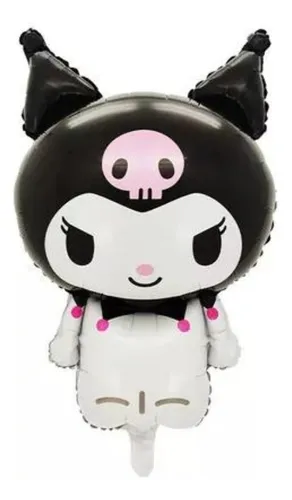 Decoración Cumpleaños Kuromi Sanrio Para Niñas + Número