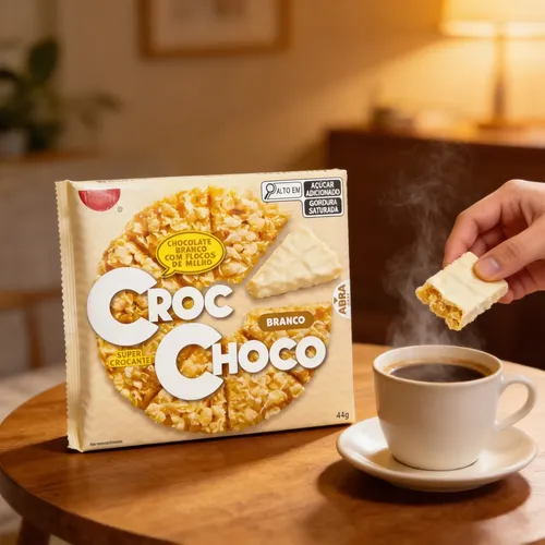 Croc Choco Nissin Chocolate Branco 44g | MercadoLivre