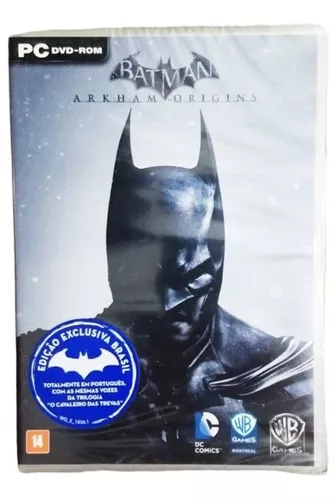 Batman Arkham Origins 3cds Dublado Em Português Pc Física