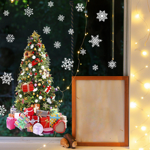 Q Pegatinas De Pared Con Forma De Árbol De Navidad Con
