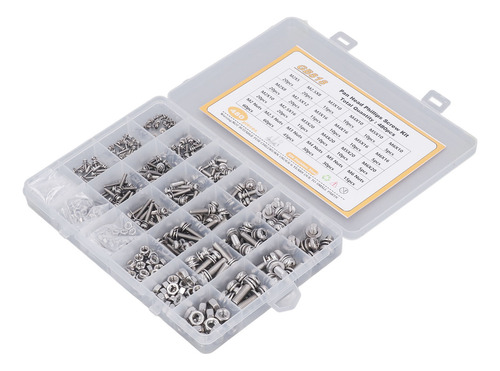 Kit De Arandelas De Tuercas Y Tornillos, 480 Piezas, Cabeza