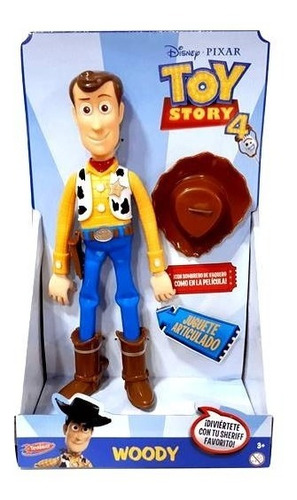 Muñeco Toy Story 4 Woody 27cm Articulado Toymaker Art 5603 