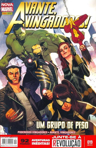Gibi Avante Vingadores #19 Um Grupo De Peso (Usado)