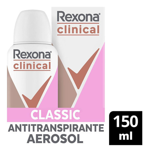 Desodorante Rexona Clinical Antitranspirante Classic 150ml
