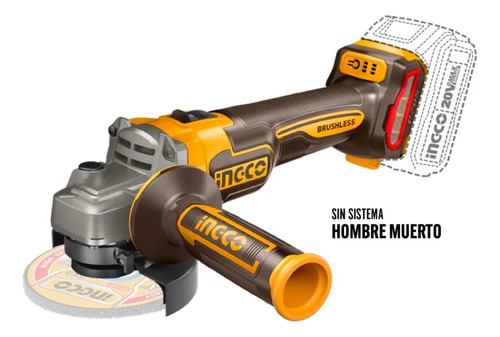 Esmeril Angular Bl Ingco P20s Inalambrico Industrial 20v/115
