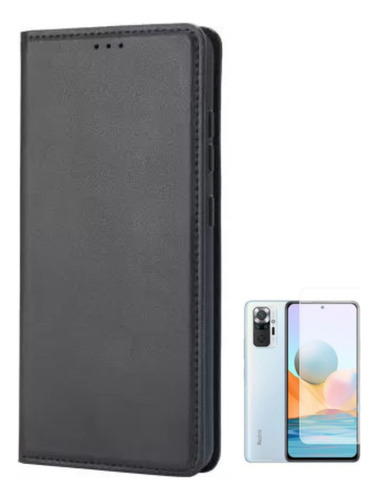 Case Flipcover Para Xiaomi Redmi Note 11 / Note 11s + Vidrio