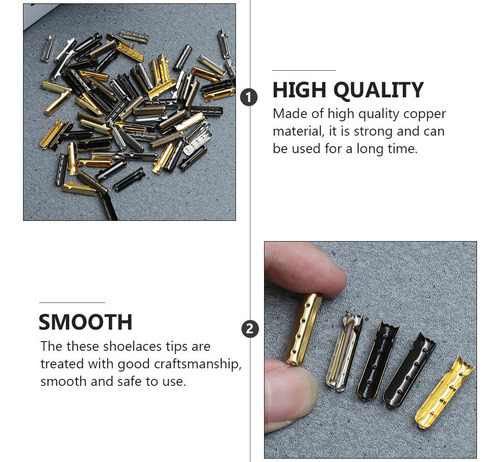 100 Piezas De Metal Duradero Con Punta De Cordón Para Zapato
