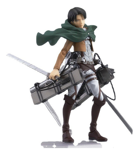 Attack On Titan Levi Ackerman Figma 213 Figura Modelo Juguet