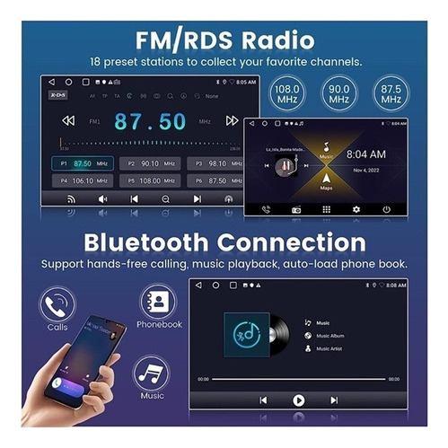 Estéreo Fiat Ducato 3 2006-2022 Android Carplay 2+32g Gps