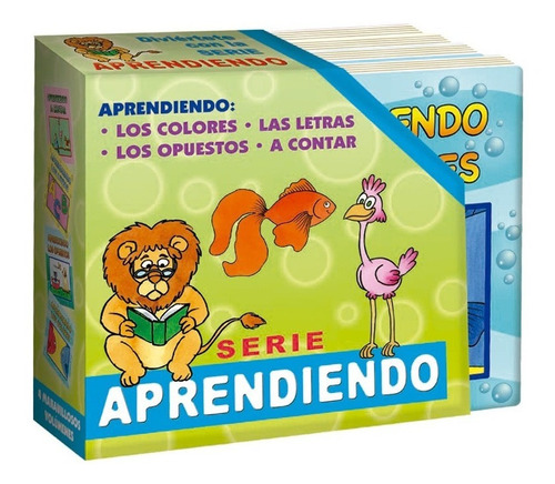 Libro Aprendiendo 4 Libros Números, Letras, Colores Y Más