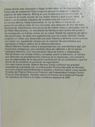 Rating/ Alberto Barrera Tyszka (Usado)