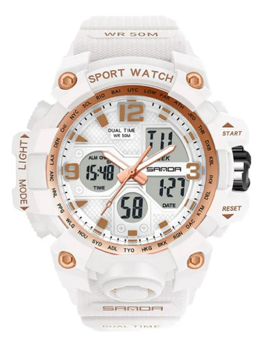 Elegante Reloj De Pulsera Digital, Impermeable, A Prueba De