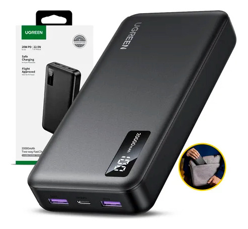 Power Bank Original Ugreen 20000 Mah De 20w