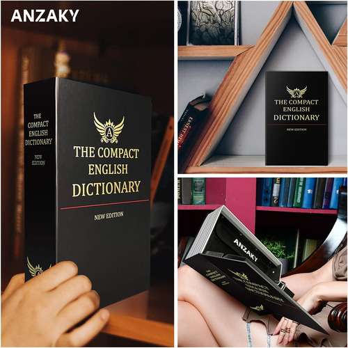 Dictionary Diversion Book Safe Con Cerradura De Combinaci...