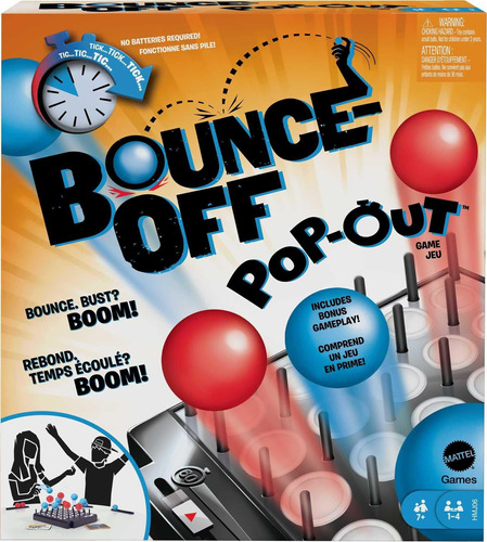 Mattel Games Bounce-off Pop-out Party Game Para Niños, Adult