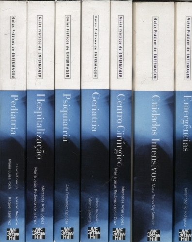 Livro Guias Práticos De Enfermagem - 7 Volumes - Vários Autores [2000] (Usado)