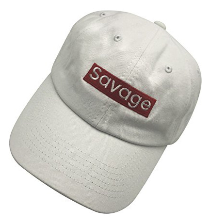 Gorra Savage Dad Hat Blanca - Estilo Qumeng Zzk