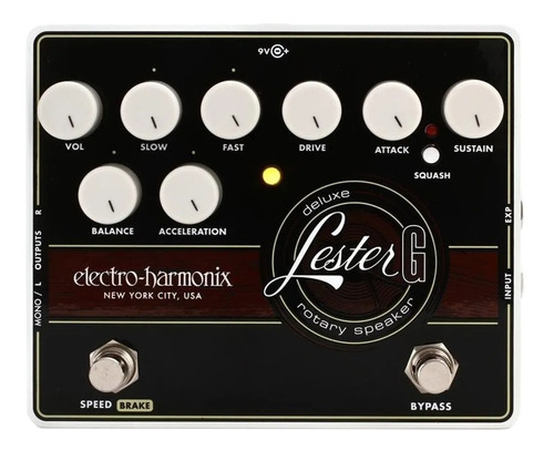 Pedal de efeito Electro-Harmonix Lester G  preto