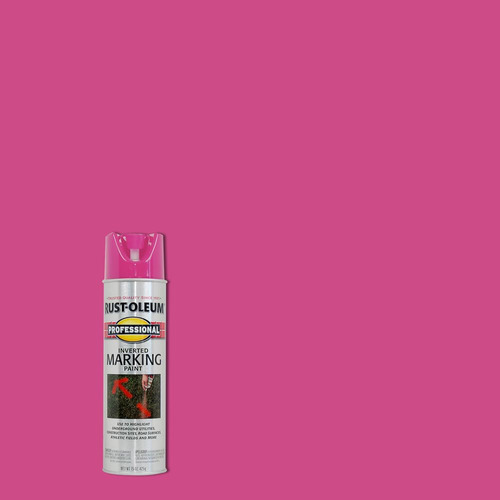 Pintura En Aerosol Profesional Marcado Invertido 425 Ml Rosa