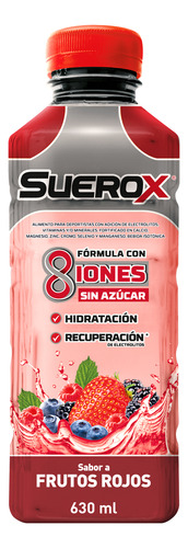 Suerox Bebida Isotonica Sabor Frutos Rojos 630 Ml