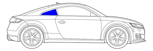 Vidrio Lateral Mazda 2 2008-2015 Verde