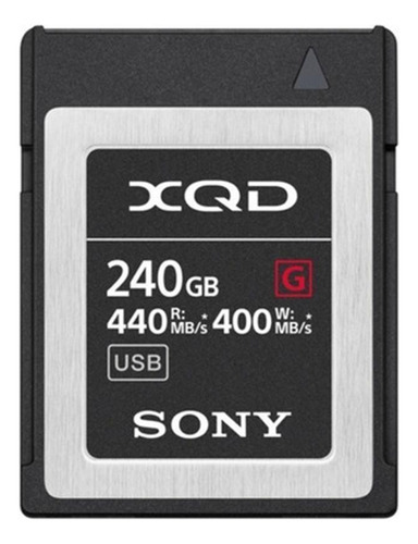 Cartão Memória Xqd 240gb Series G 440mbs Sony Qd-g240fj