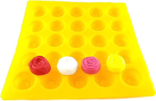 Moldes Flexibles Rosa 25 Cavidades Moldes Menta Y Queso Crem