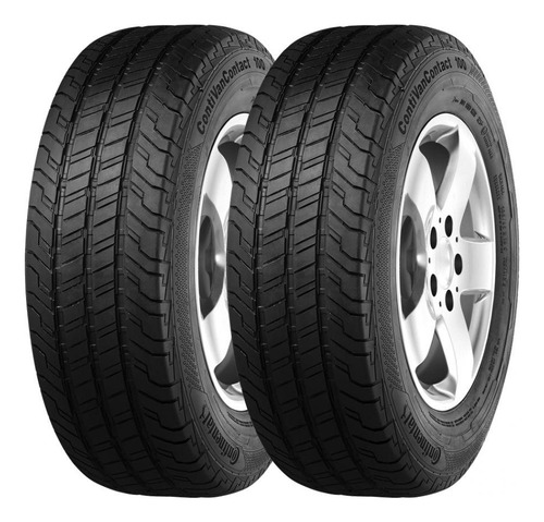 2 Pneus Continental 215/65r16c Vancontact 100 6pr 106/104t