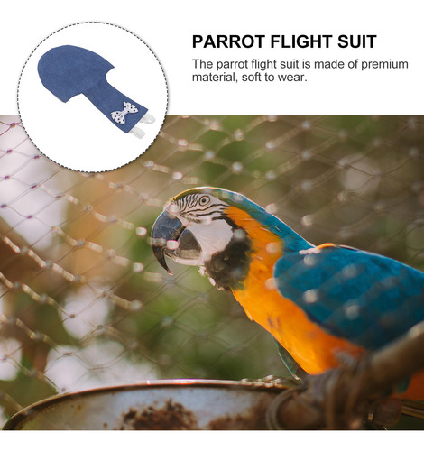 1 Pañal Para Pájaros, Lavable Y Reutilizable, Ajustable Para
