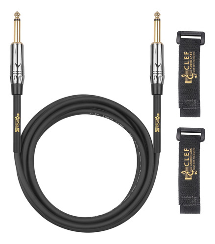 Clef Audio Labs Cable Para Guitarra De Instrumento, 15 Pies