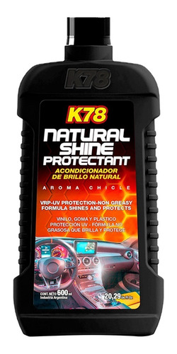 K78 Natural Shine Protectant - Acondicionador Plasticos Int