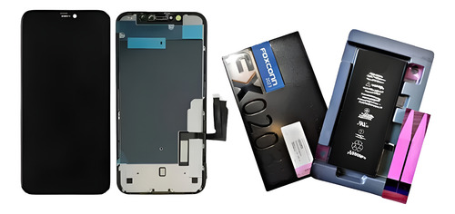 Tela Display Compatível Com iPhone XR E Bateria Foxconn