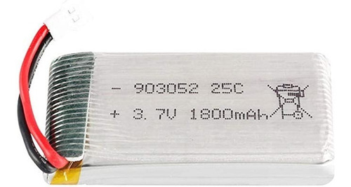 Batería Lipo Recargable De 3.7 V 1800 Mah Para Drones