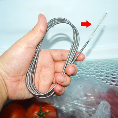 Escova De Limpeza De Orifícios De Geladeira Refrigerator Hol