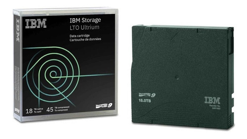 Ibm Lto Ultrium 9 Data Cartridge 18 Tb Native 45tb Compresed