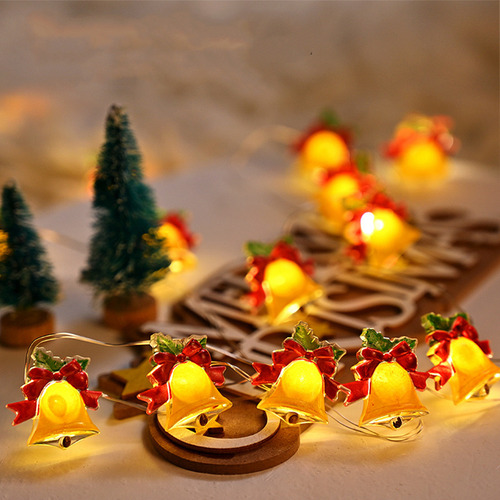 Luzes De Natal Led H 20 Enfeites De Sino De Natal