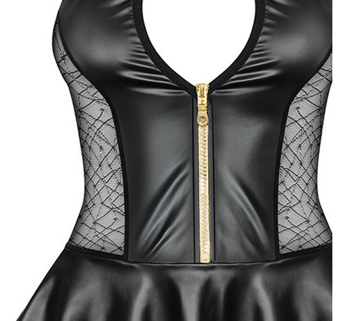 Lencería Sexy Tipo De Cuero Conjuntos De Ropa Para Mujer